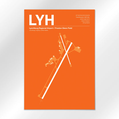 LYH Airport Diagram