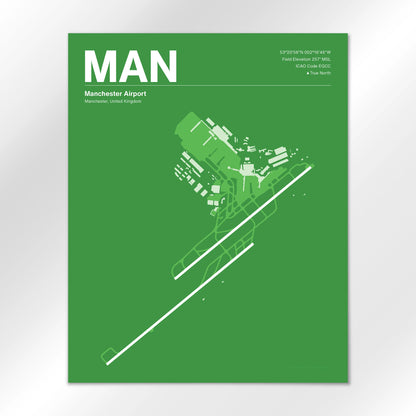 MAN Airport Diagram