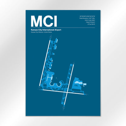 MCI | Kansas City - Skyline Blue - A1 - No Frame