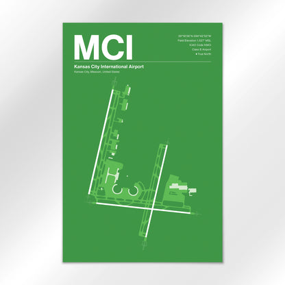 MCI | Kansas City - Overland Green - 24×36" - No Frame