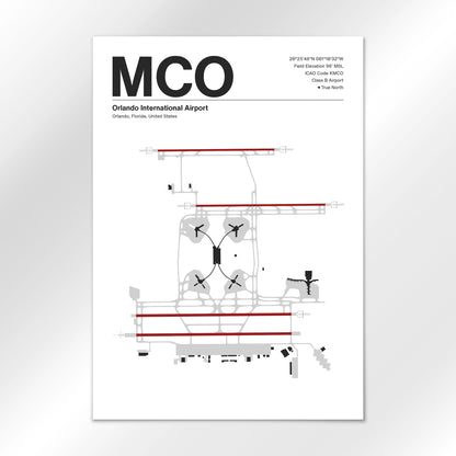 MCO | Orlando - Mid - Century Modern - A1 - No Frame