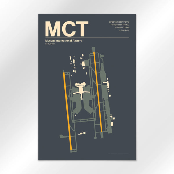 MCT Airport Diagram