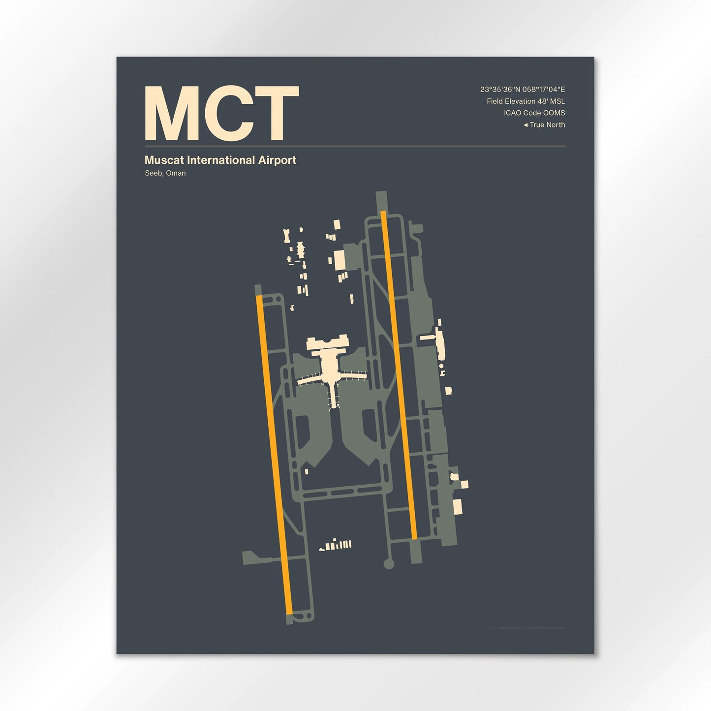 MCT Airport Diagram