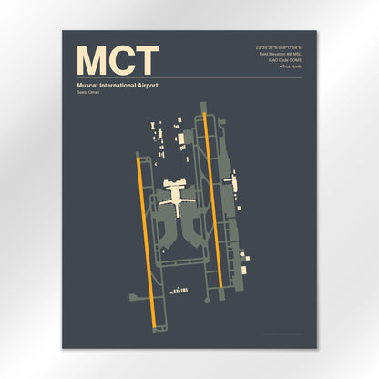 MCT Airport Diagram