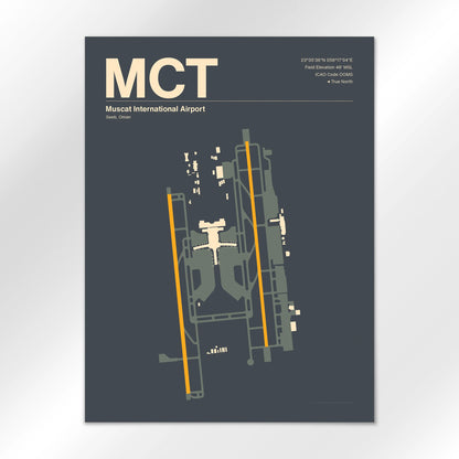 MCT Airport Diagram