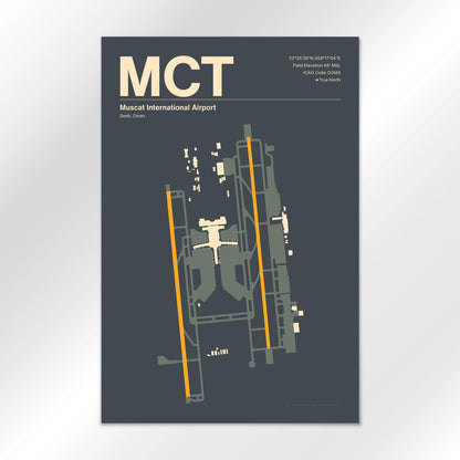 MCT Airport Diagram