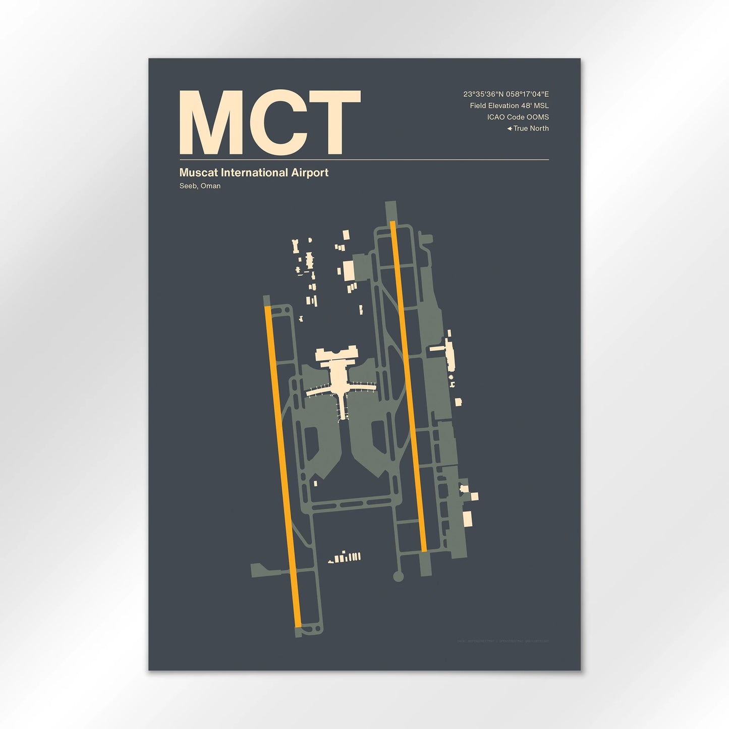 MCT Airport Diagram