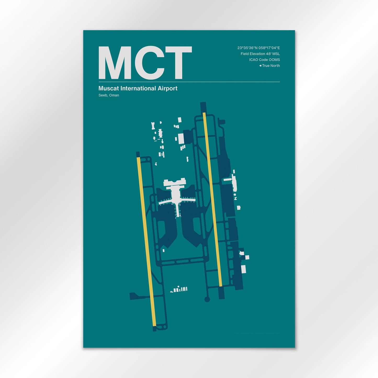 MCT Airport Diagram
