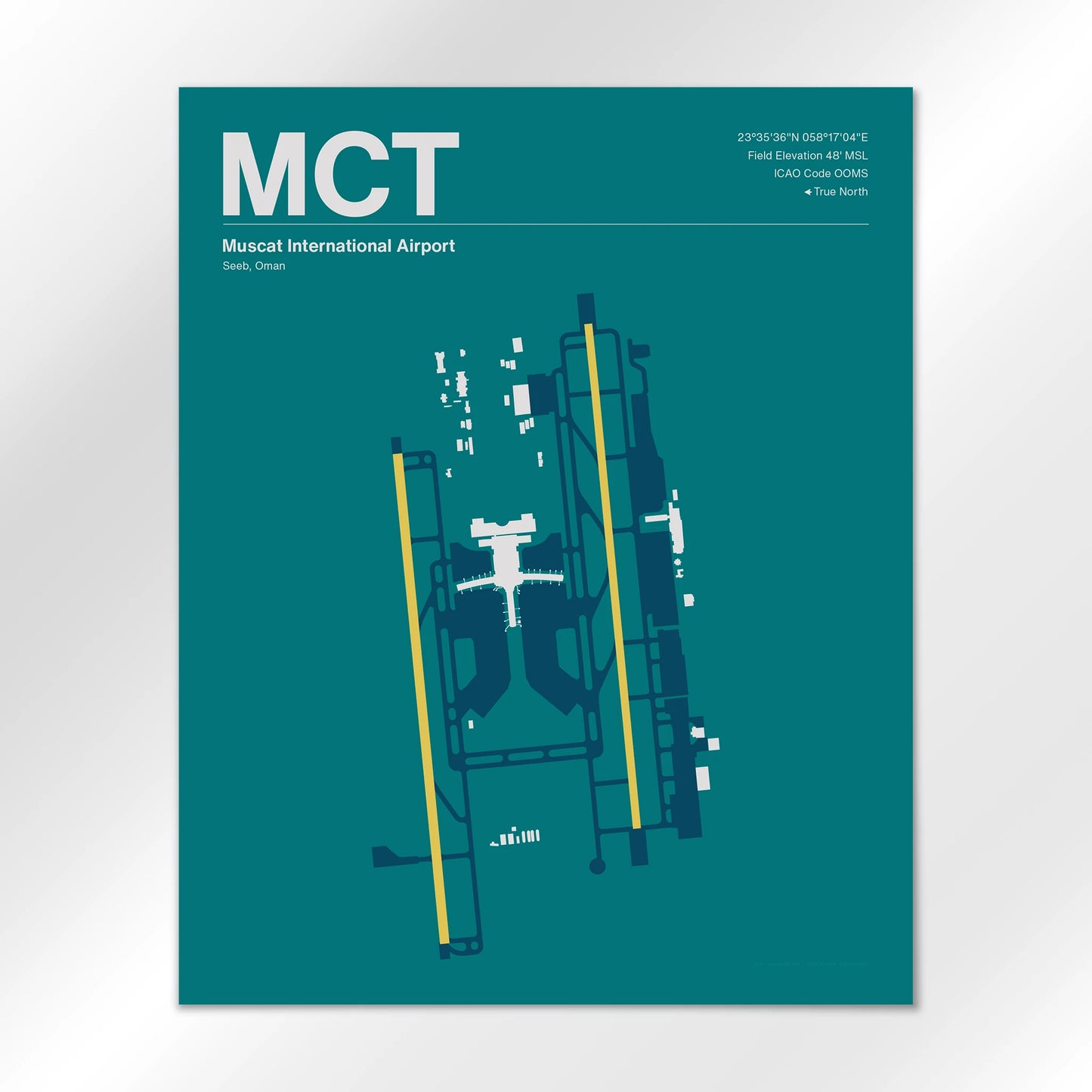 MCT Airport Diagram