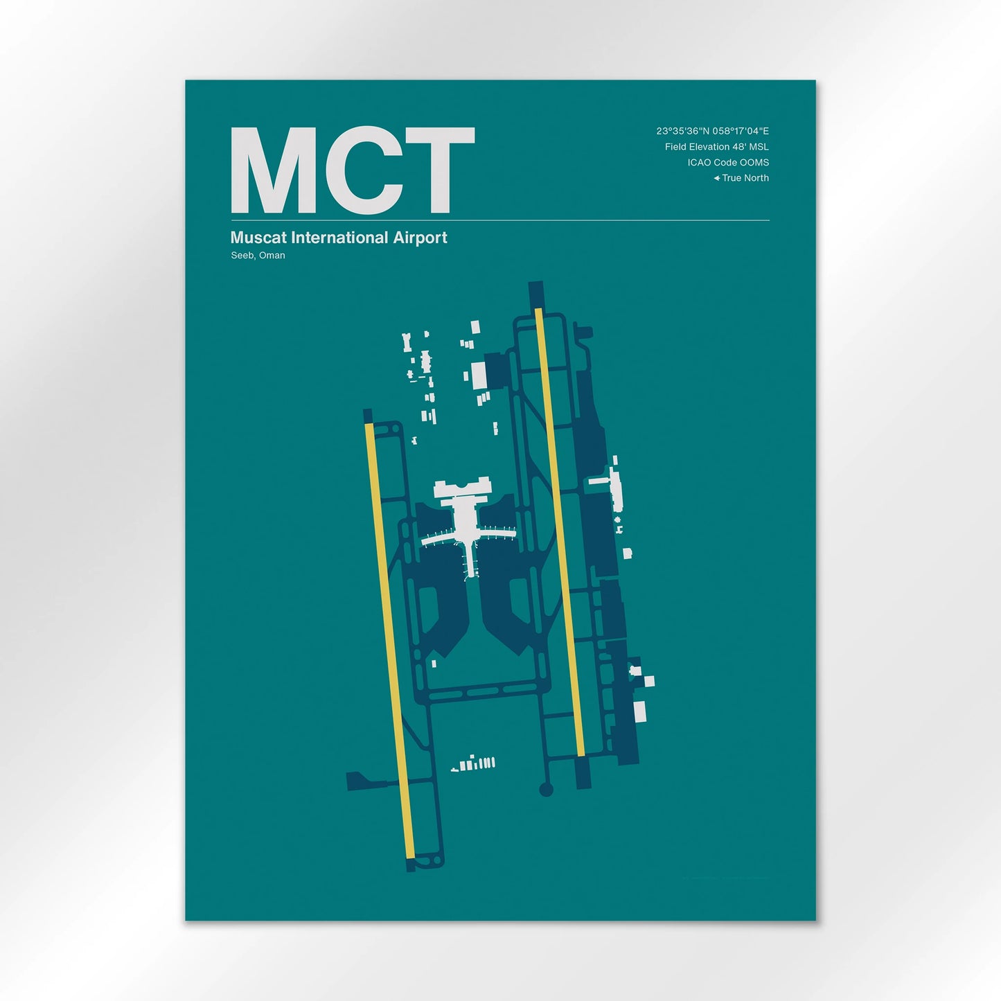 MCT Airport Diagram