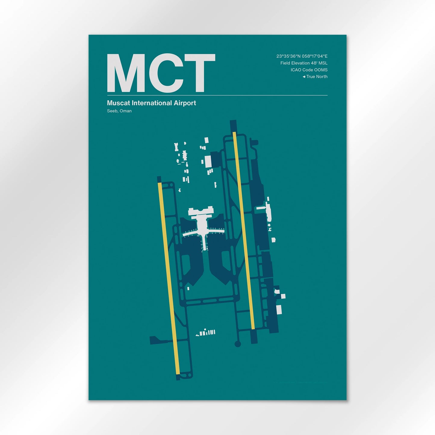 MCT Airport Diagram