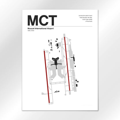 MCT Airport Diagram