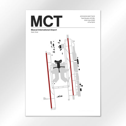 MCT Airport Diagram