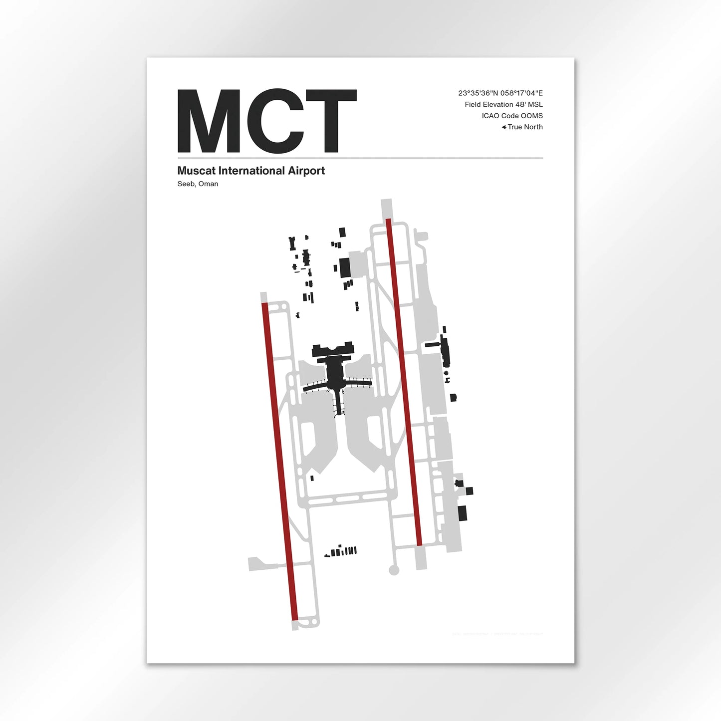 MCT Airport Diagram