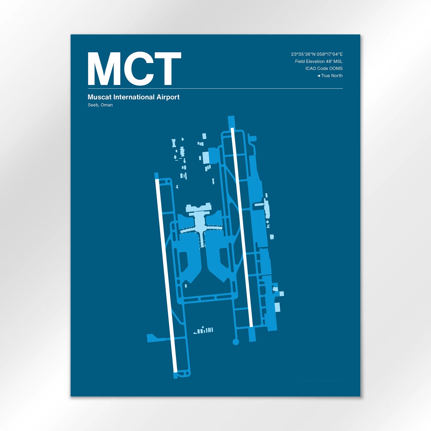 MCT Airport Diagram