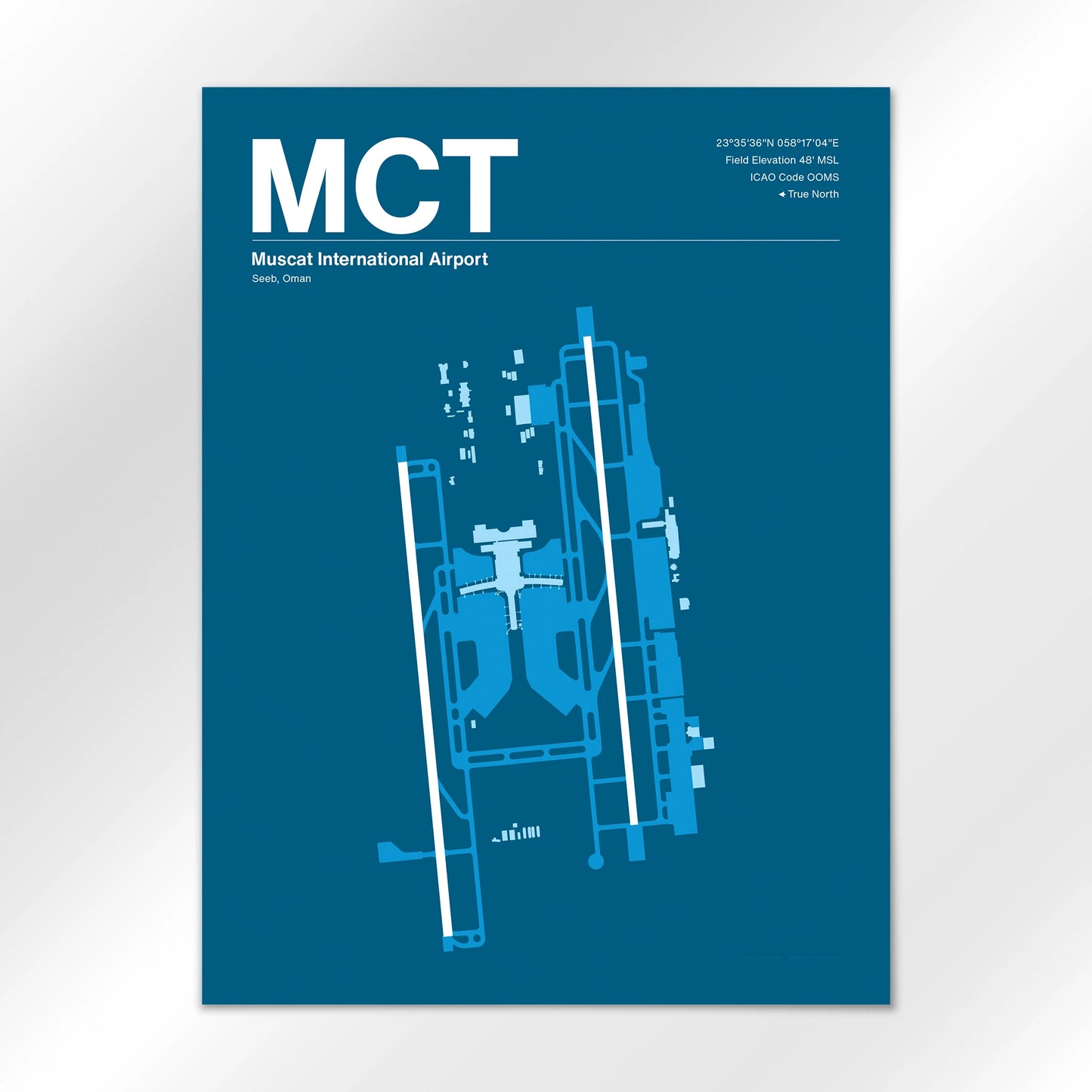 MCT Airport Diagram