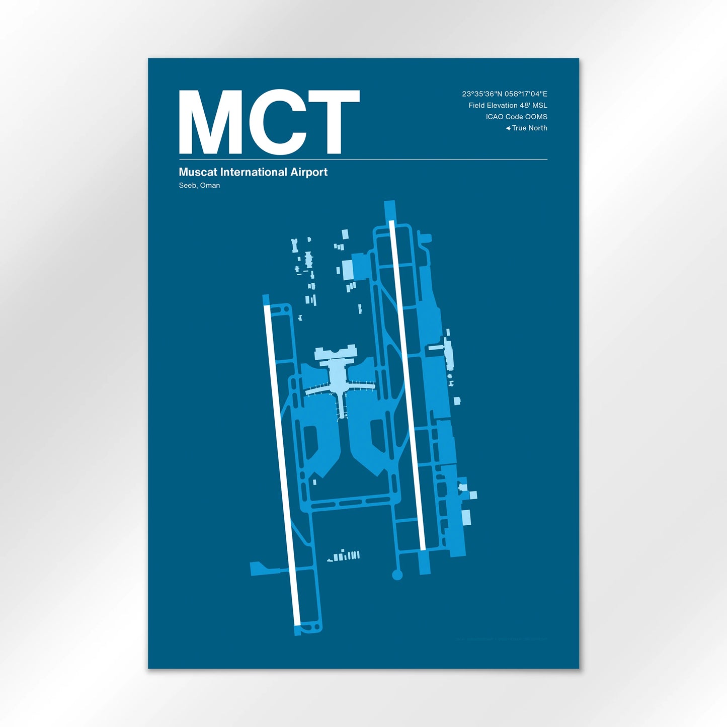 MCT Airport Diagram
