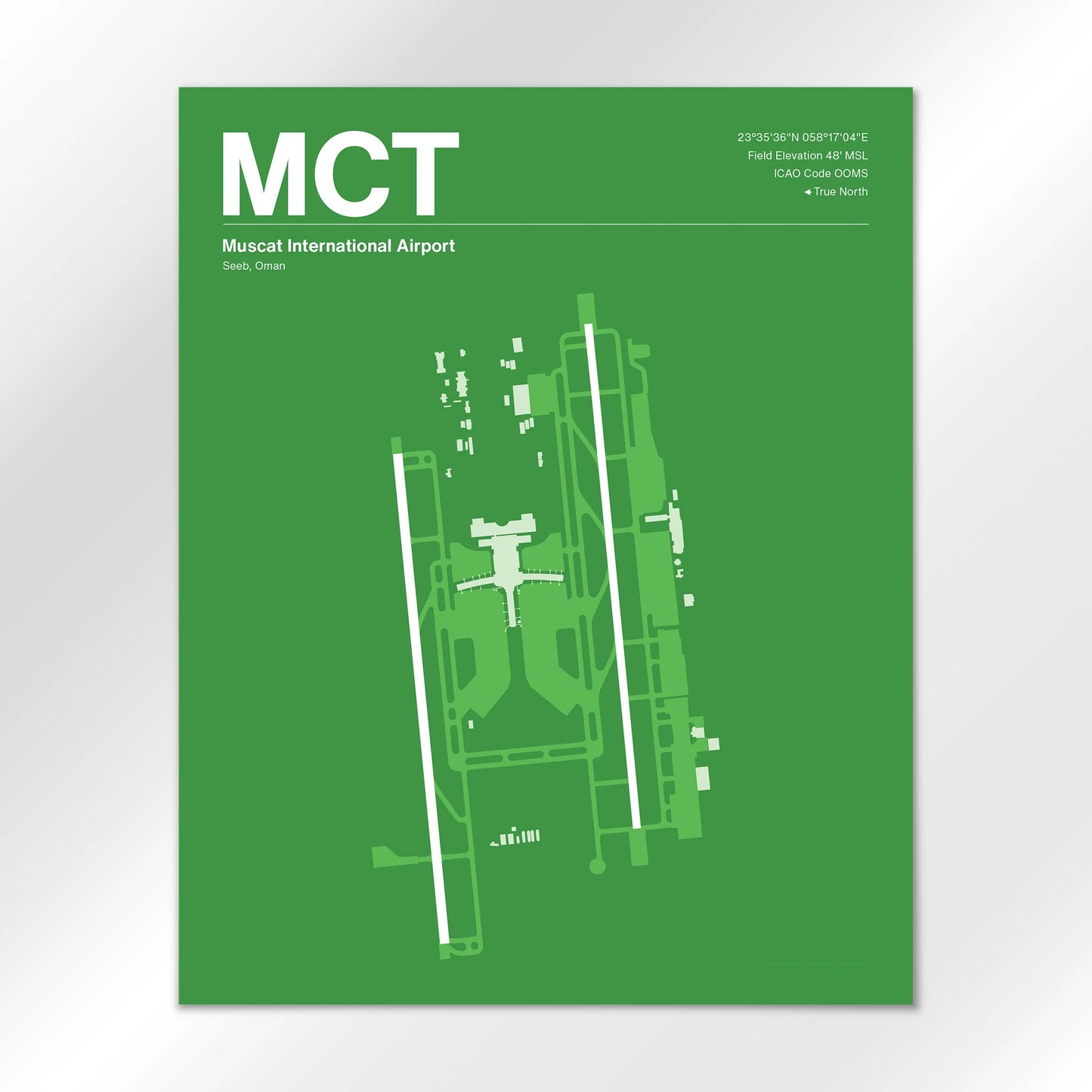 MCT Airport Diagram