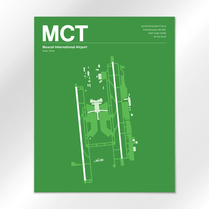 MCT Airport Diagram