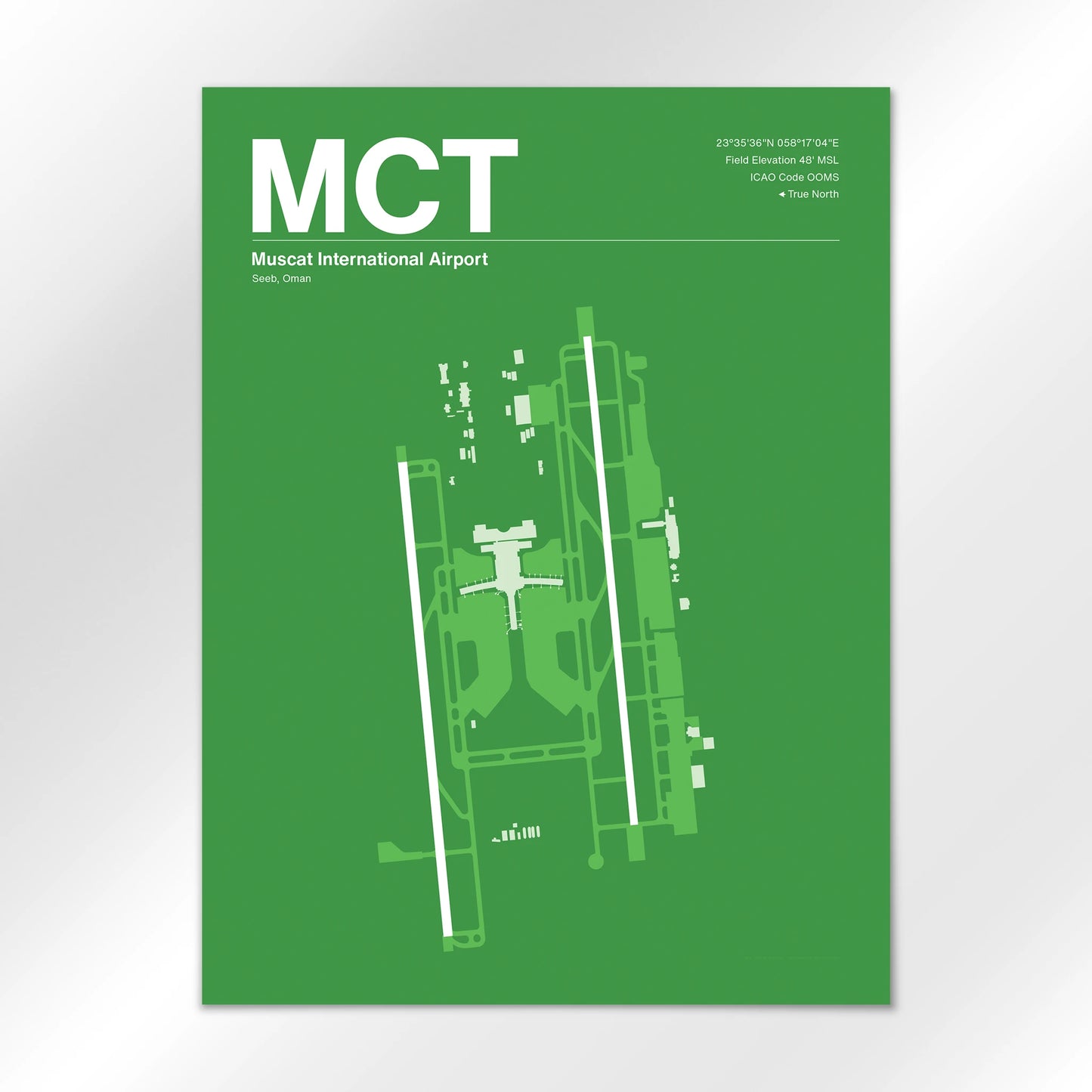 MCT Airport Diagram