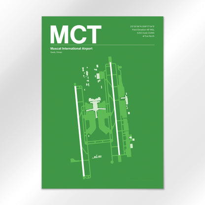 MCT Airport Diagram