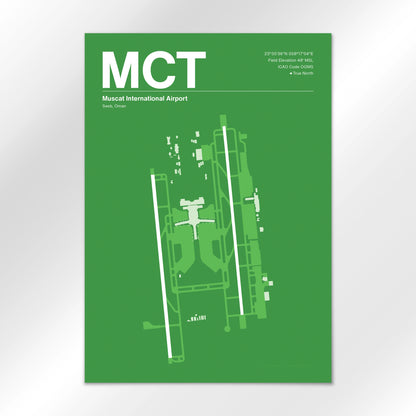 MCT Airport Diagram