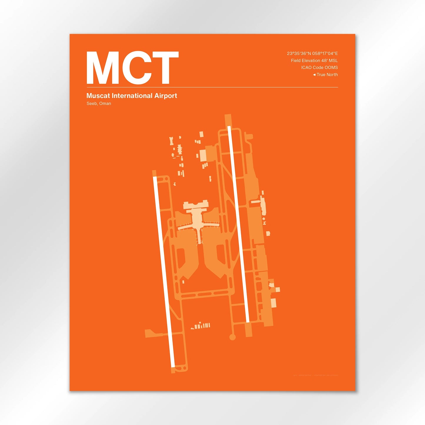 MCT Airport Diagram