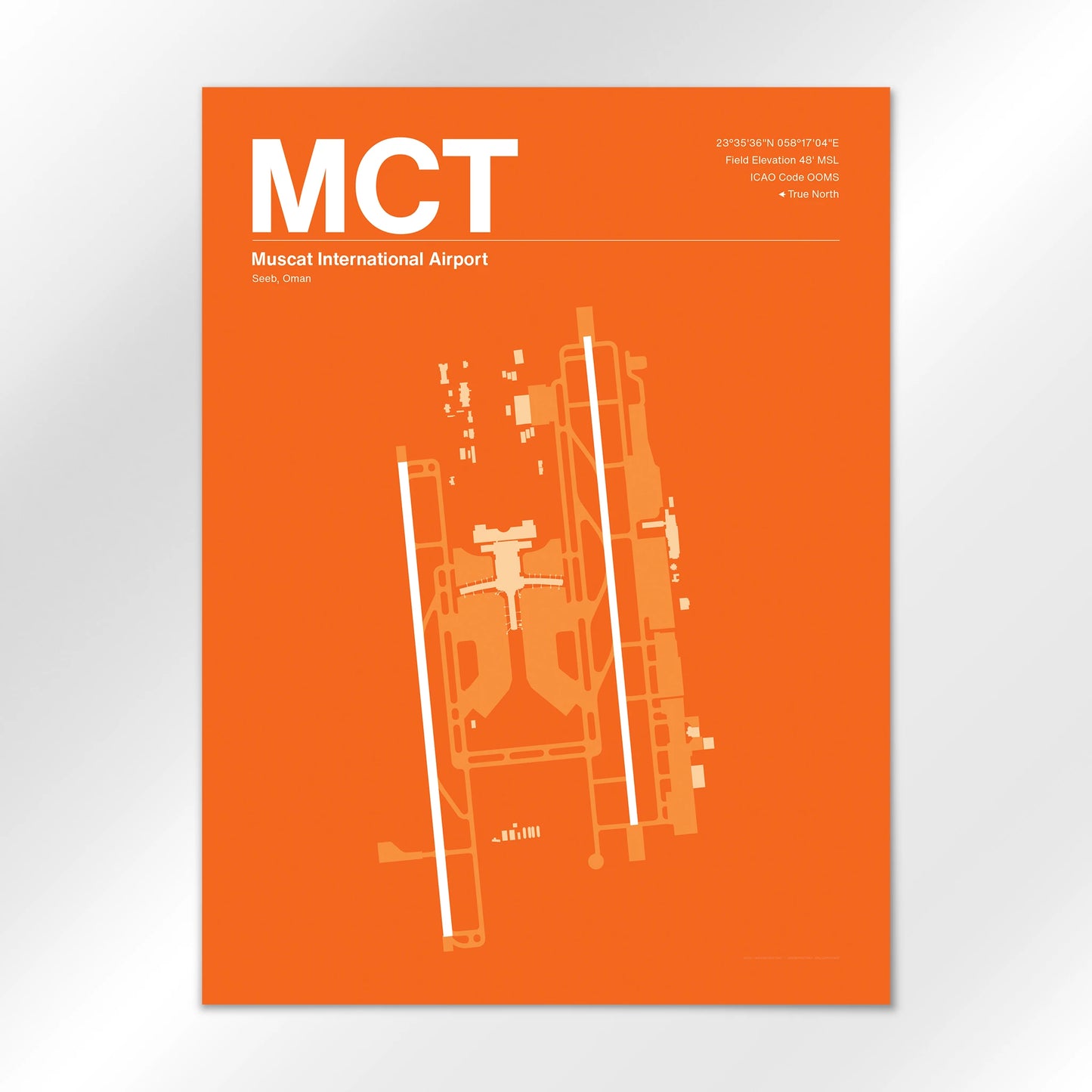 MCT Airport Diagram