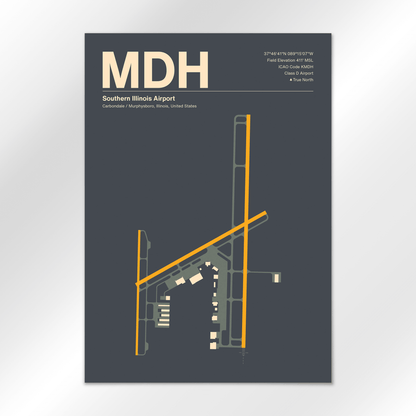MDH | Carbondale / Murphysboro - Mid - Century Slate - A1 - No Frame