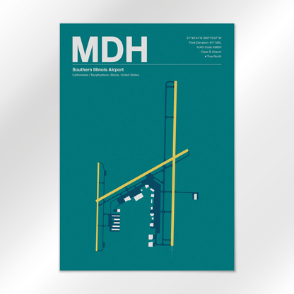 MDH | Carbondale / Murphysboro - Mid - Century Moss - A2 - No Frame