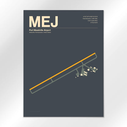 MEJ Airport Diagram
