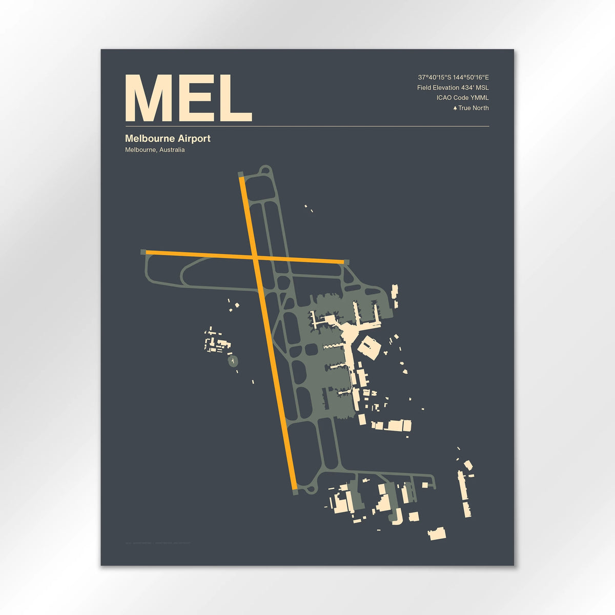 MEL Airport Diagram