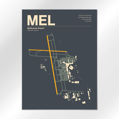 MEL Airport Diagram