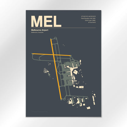 MEL Airport Diagram
