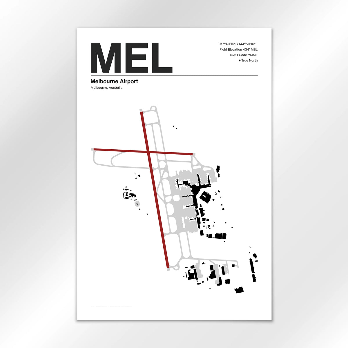 MEL Airport Diagram
