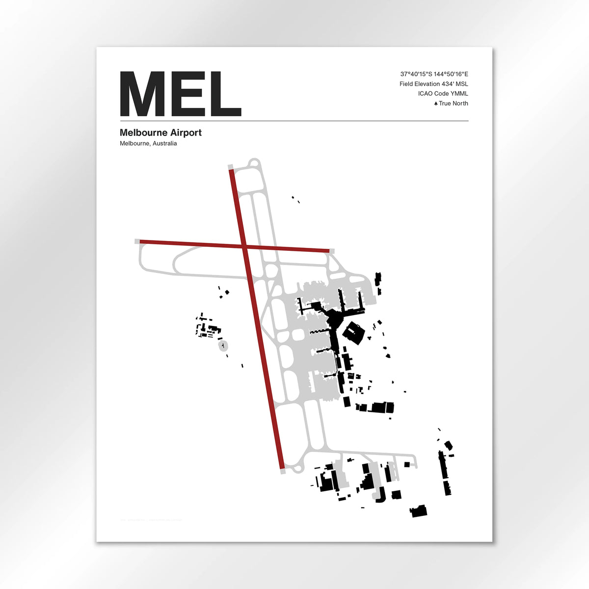 MEL Airport Diagram