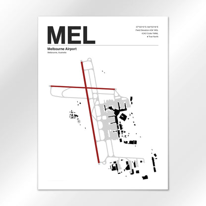 MEL Airport Diagram