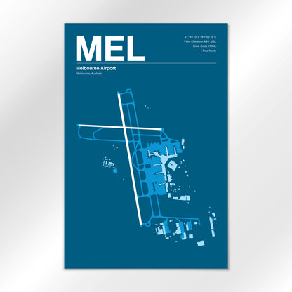 MEL Airport Diagram