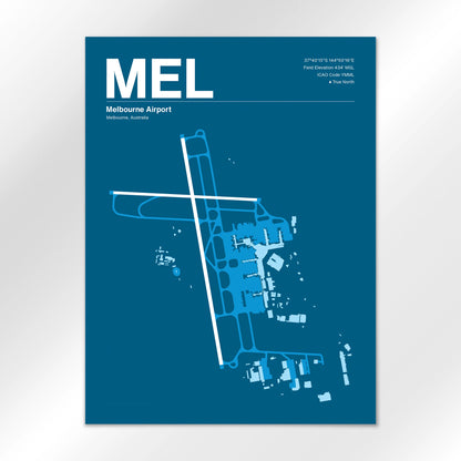 MEL Airport Diagram