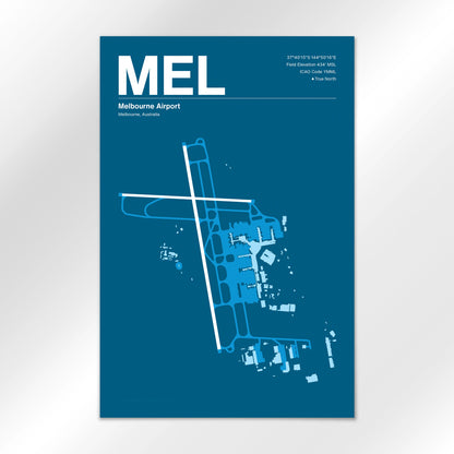 MEL Airport Diagram