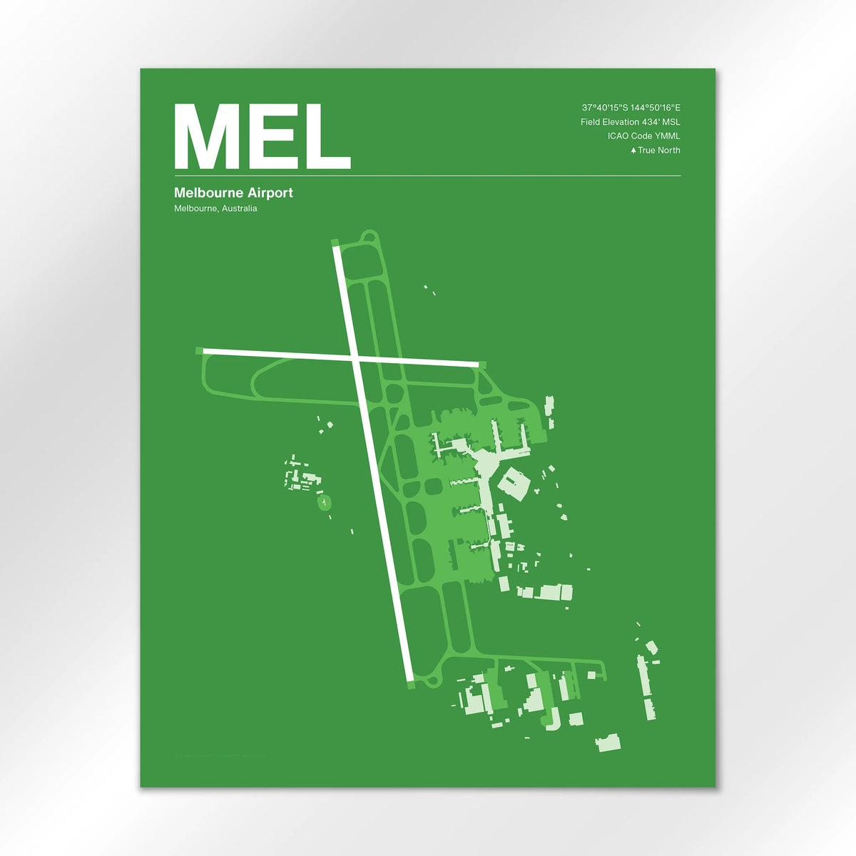MEL Airport Diagram