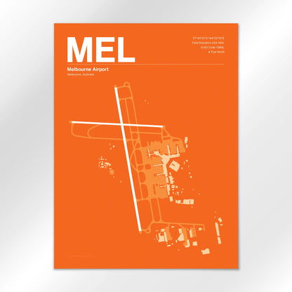 MEL Airport Diagram