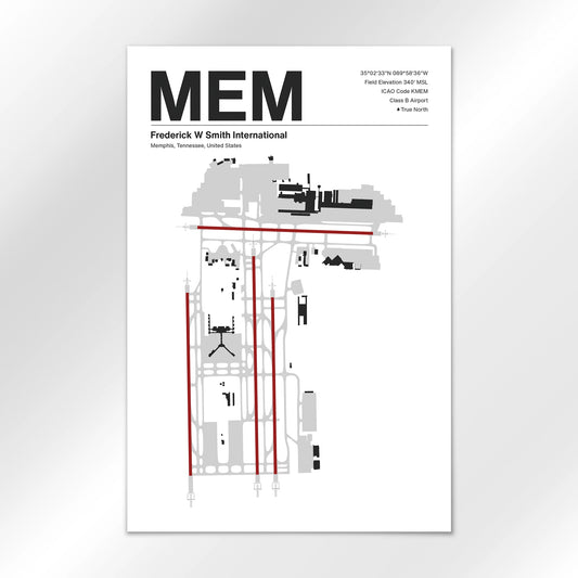 MEM | Memphis - Mid - Century Modern - 12×18" - No Frame