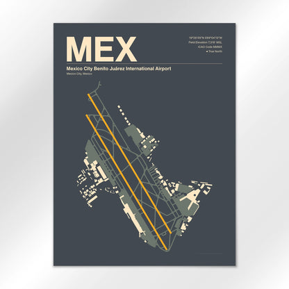 MEX Airport Diagram