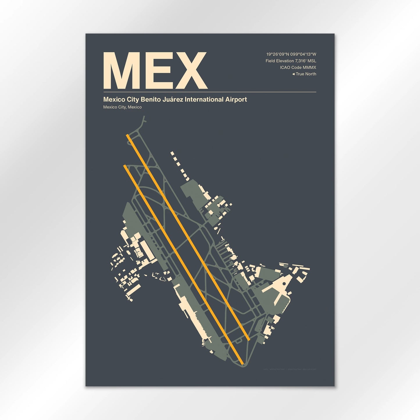 MEX Airport Diagram