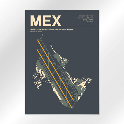 MEX Airport Diagram