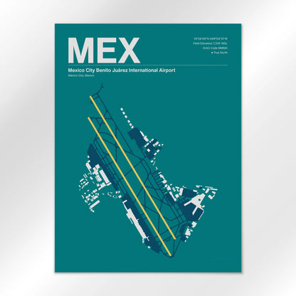 MEX Airport Diagram