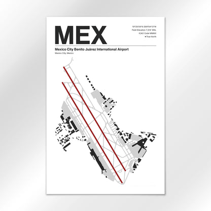 MEX Airport Diagram