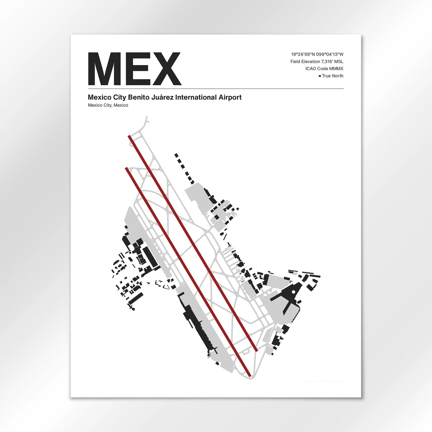 MEX Airport Diagram