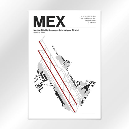MEX Airport Diagram